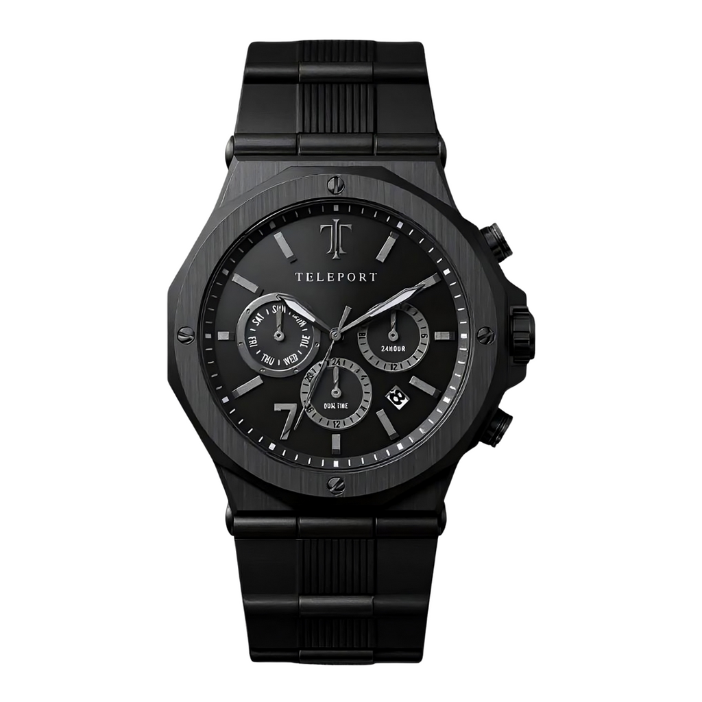 Men_s_Jet_Black_Silicone_Watch