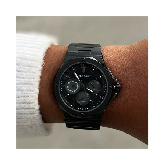 Metal - Women's Jet Black – Teleport Watches
