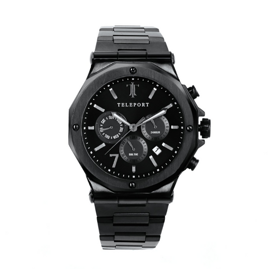 VERGELMER ブラックメタル　BLACKL EllipseMAX Men's Black Magnetic Bracelet - MagnetRX